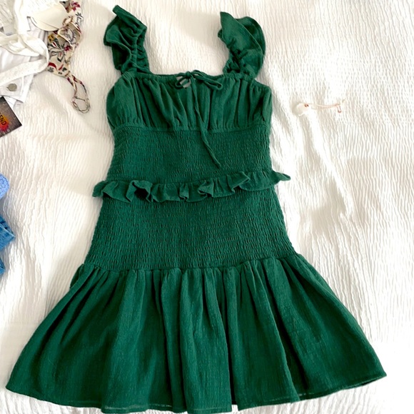 Dresses & Skirts - green mini dress